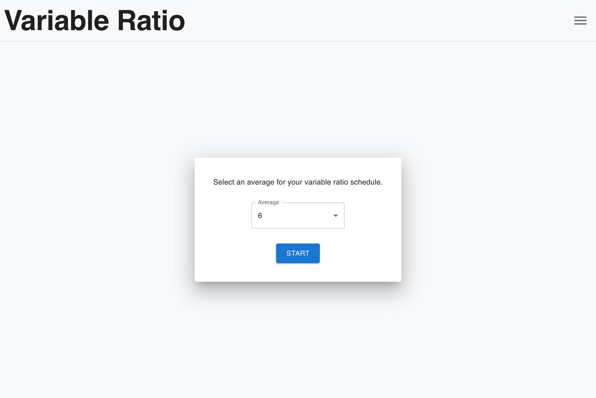 Variable Ratio Generator